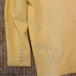 Anthropologie Maeve By  Double Breasted Blazer Jacket in Yellow, size 12 Photo 8