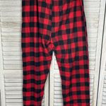 Plaid Flannel Sleep/Lounge Pants Red/Black Buffalo Check Photo 1