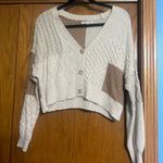 American Eagle Cropped Knit Sweater Photo 0