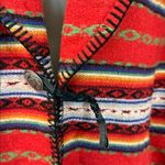 Vintage Rickie blanket Aztec jacket medium Red Photo 3