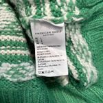 American Eagle  Green Fair Isle Snowdrift Sweater Crewneck Large Holiday Sweater Photo 11