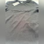 ARMANI EXCHANGE black embroidered logo pullover sweatshirt Size XS Photo 3