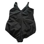 MiracleSuit  Black Pin Point Dot Oceanus‎ One Piece Swimsuit Size 22W Photo 4