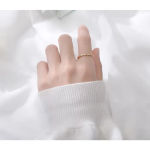 Boutique *NEW 14k‎ Gold Plated Sterling Simulated Diamond Eternity Band Ring, Size 7.5 Photo 7