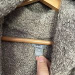 Aerie Beige & Tan Teddy Hooded Vest Photo 3