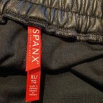 Spanx Faux Vegan Leather Black Joggers 20283R Size XL Photo 5