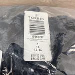 Torrid Gray Leopard Print Sherpa Fleece Zip Front Jacket Sz.1 NWT Photo 6