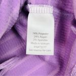 SO  Women's Lavender Short Sleeve Top w/Corset & Ruched Front‎ Size M Photo 6