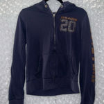 PINK - Victoria's Secret Bears Navy Blue Zip-Up Hoodie Photo 0
