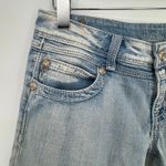 Miss Me Jeans 28 skinny embellished rhinestone flap pockets low rise light wash Photo 5