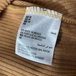 INC Medium Bodycon Midi Sweater Dress Ribbed Long Sleeve Stretch Lined Camel New Brown Photo 7