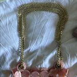 Sandro  Pink and Gold Shoulder Bag Photo 1