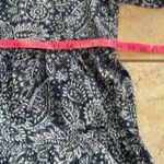 Madewell  Poplin Puff-Sleeve Tiered Babydoll Dress in Paisley Garden Photo 13