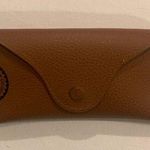 Ray-Ban Ray ban Leather Pouch Universal Soft Sunglasses Brown Photo 0
