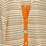 Per Una vintage colorful striped 3/4 sleeves knit cardigan sweater size L Size L Photo 2