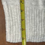 SO  sz XS juniors slubbed hooded sweater ivory ribbed trim one pocket long sleeve Photo 8