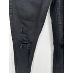 American Eagle  AEO Black Denim Distressed Jeggings Women's Size 8 Regular‎ 8R Photo 2