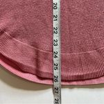 EXPRESS puffy short sleeve round hem sweater size xs dusty rose/ pink color. Photo 10