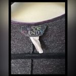 Eye Candy Vintage 90s  Size M Black Grey Long Cardigan Duster Tie Front Grunge Photo 1