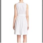 Kate Spade Broome Street Dot Eyelet Tie Front Dress in Fresh White Small Photo 2