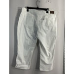 Lee Womans  Capri Jeans 20 M White NWOT Photo 1