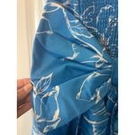 Hutch Anthropologie  Back-Bow Basque Waist Blue Floral Mini Dress NWT Size S Photo 5
