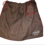 Coach brown drawstring dust cover! Photo 2