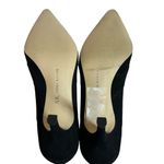 Anne Klein NEW AK  Mckee Black Nubuck Crystal Accented Pointed Toe Pumps Size 9 M Photo 7