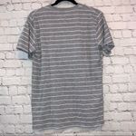 Calvin Klein Jeans 🇺🇸  Gray & White Striped Tee Shirt Photo 1