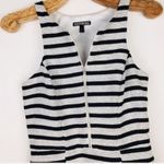 EXPRESS  Black & White Stripe A Line Dress Sz 2 Photo 6