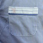 Victoria's Secret Victoria’s Secret Striped Short Sleeve Button Up Sleep Shirt Photo 4