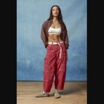 Urban Outfitters  Red Cargo Pants☁️ Photo 2