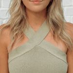 Allie Rose Criss-Cross Halter Tank / new with tags Photo 0