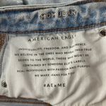 American Eagle  Jeans Womens 4 Light Wash Distressed Cropped Mom High Rise Photo 7