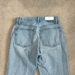 RE/DONE  Originals 90s High Rise Loose Jeans Light Wash Blue Distressed Size 27 Photo 7