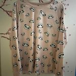 Panda Pajama Pullover Pink Size L Photo 0