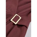 NEW Cache NWT Ponte Sheath Midi Sleeveless Dress In Chocolate Brown Size Medium Photo 2