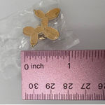 Fun Art Balloon Dog Pin‎ Brooch Lapel Pin Cute Puppy Dog Lover Gift Gold Photo 2