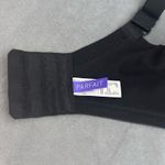 Parfait Bra US Size 38H Lined Molded Cups Black Shimmer Stripes Underwire Photo 5