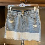 True Craft Denim Jean Skirt Distressed Western Rodeo Womens 5  Photo 8