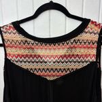 POL ‎ Missoni Style crochet back Top Black Size 2XL Photo 4