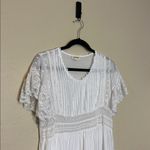 Zadig & Voltaire  Roll Cotton White Lace Mini Dress with Pockets Size Small‎ Photo 5