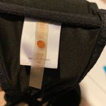 Shade & Shore  Black Plunge Bikini Top Size 36 B Photo 2