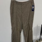 CHAPS NWT  Dress Pants Slacks w/ Pockets Women's Plus Size 14 Wool Blend Tweed Photo 0