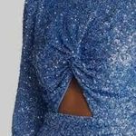 superdown SHO Long Sleeve Sequin Cutout Bodycon Dress Photo 1