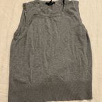 Grace Elements Classic Gray Sleeveless Women's Sweater Vest Top Photo 0