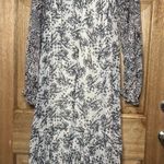 Destination Maternity Black and White maxi Long Sleeve Dress size L Size L Photo 0