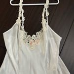 Elegant White/Off White Lace Trim Nightgown M Size undefined Photo 2