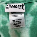 Your Highness Red Eye Cannabis Teddy Bear Skater Tie Dye L Photo 3