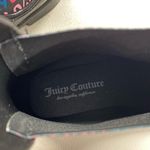 Juicy Couture Rainboots Black Multi Color Heart Graffiti Romance Boot Size 8 NWT Photo 5